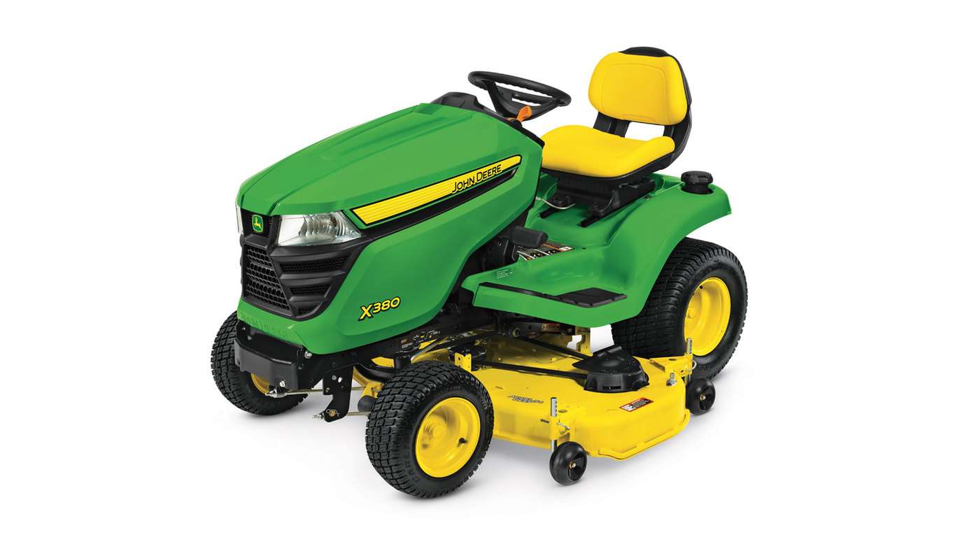 John Deere - 300 Series - X380 Lawn Tractor with 48-in. Deck John Deere - 300 Series - X380 Lawn Tractor with 48-in. Deck
