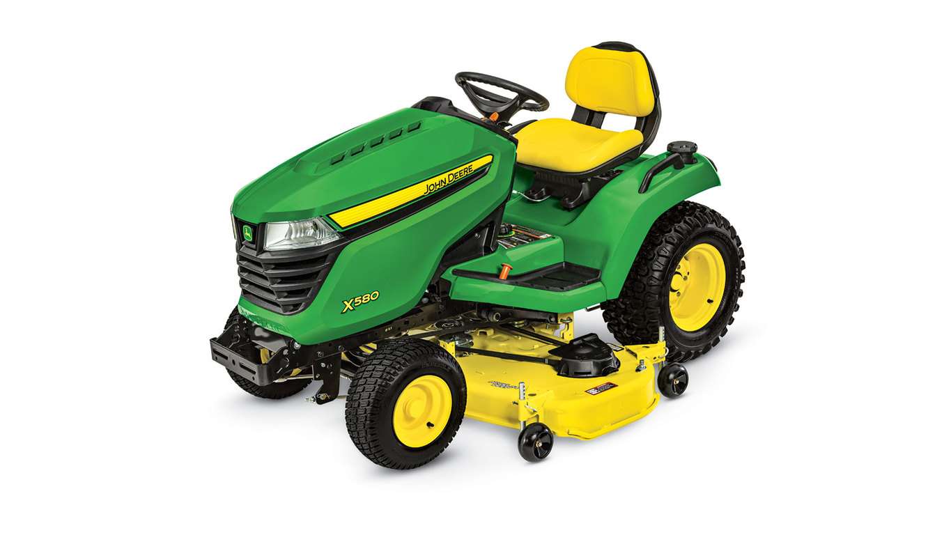 John Deere - X500 Series - X580 Lawn Tractor with 54-in. Deck John Deere - X500 Series - X580 Lawn Tractor with 54-in. Deck