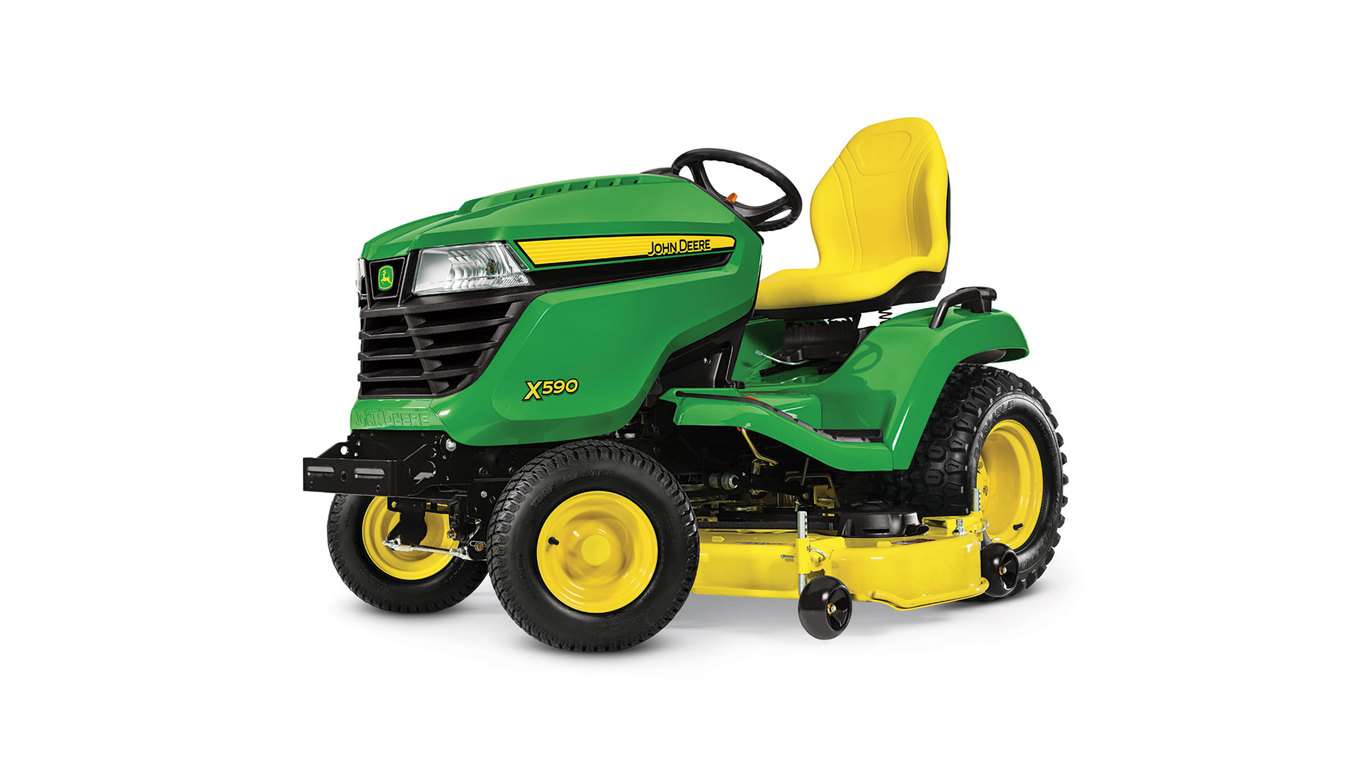 John Deere - X500 Series - X590 Lawn Tractor with 54-in. Deck John Deere - X500 Series - X590 Lawn Tractor with 54-in. Deck