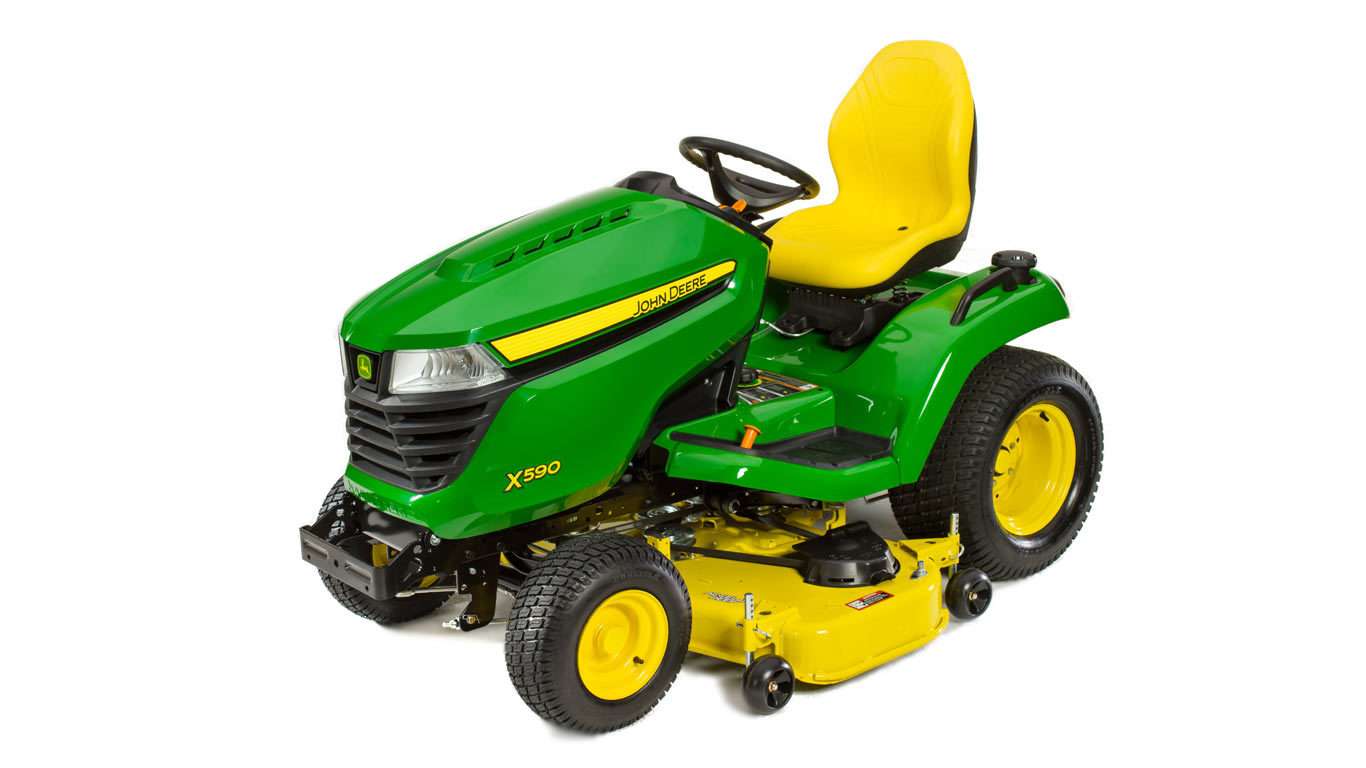 John Deere - X500 Series - X590 Lawn Tractor with 48-in. Deck John Deere - X500 Series - X590 Lawn Tractor with 48-in. Deck